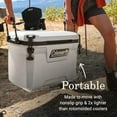thumbnail image 3 of Coleman Convoy Series 55 Qt Cooler w/ Reflective Rope Handles, White Cloud, 3 of 12