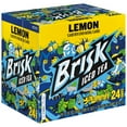 thumbnail image 2 of Lipton Brisk Lemon Iced Tea, 12 fl oz, 24 Pack Cans ( 2 Box ), 2 of 5
