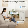 thumbnail image 6 of DuraComfort 50 Pint Dehumidifier for 4500 sq ft Basement & Large Rooms, Portable with Drain Hose, Powerful Humidity Control, 6 of 9
