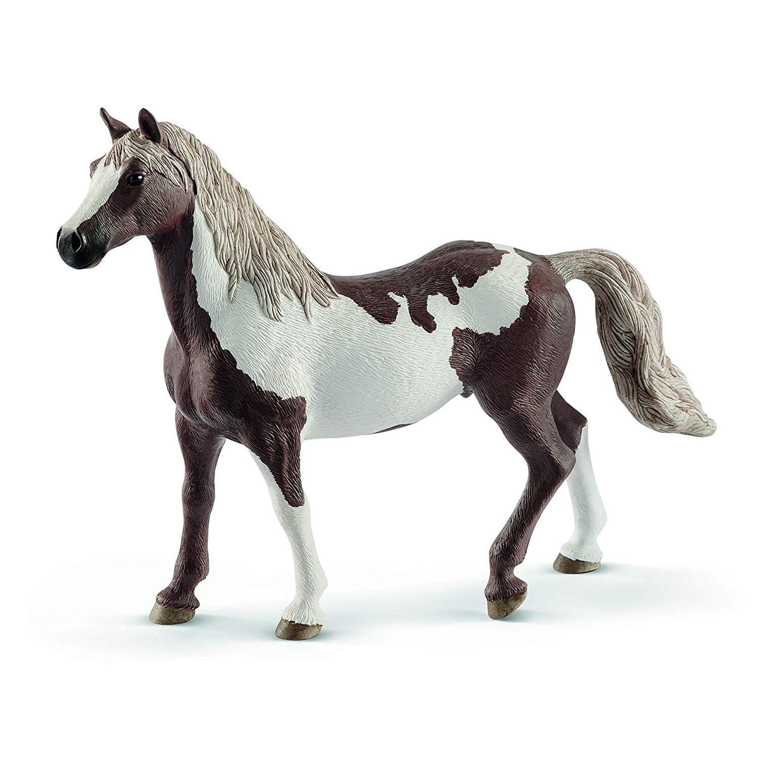 Schleich Paint Horse MARE solide Jouet en plastique Ferme Pet Femelle Animal Nouveau 