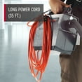 thumbnail image 5 of Hoover Commercial PortaPOWER Canister Vacuum Cleaner, Bagged, Corded, 35 Feet, Lightweight, Tool Kit, for Carpet, Hard Floors, and Upholstery, CH30000, 5 of 10