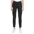 thumbnail image 1 of Calvin Klein Womens Solid Casual Cargo Pantalones, Negro, X-Small, 1 of 1