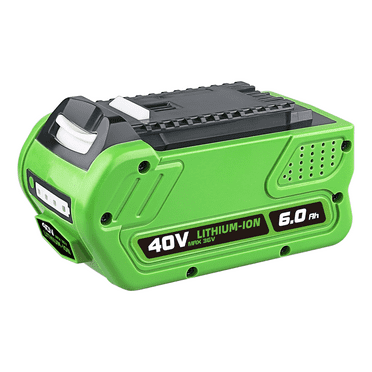 40V 6.0Ah Replace for Greenworks 40Volt Lithium Battery 29462 29252 20672 with LED Indicator Light
