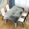 thumbnail image 3 of Yayeee Tablecloths for Rectangular Tables 60 x 60 inch Party Table Cover, Foggy Forest, 3 of 6