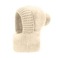thumbnail image 4 of KANG Winter Thermal Knitted Hood For Windproof Full Face Skiing Cycling Outdoor Sports Beige One Size, 4 of 4