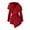 Red, variant on Women Mid-Length Slim-Fit Woolen Trench Lapel Windbreaker Solid Color Jacket Slim Overcoat Outwear with Belt