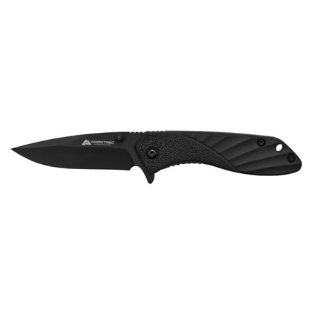 Ozark Trail 6.5 Inch Titanium Pocket Knife, Black (Best Knife Brands Hunting)