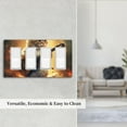 thumbnail image 5 of cute cat guitar Switch Cover Decorative Wall Plate / 4-Gang 4-Decor / Standard Size 4.5x8 in, 5 of 5