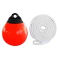 thumbnail image 5 of Boat Fender Ball Round Anchor Buoy Marine Mooring Buoy Durable PVC Material for Docking Small Boats and Sailboats, 5 of 9