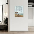 thumbnail image 4 of Beach Coastal Bathroom Wall Art Motivational Ocean Wall Decor Nautical Pictures Canvas Prints Painting Beach Decorations Framed Artwork for Bathroom Living Room Bedroom 12"x16", 4 of 6