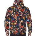 thumbnail image 7 of Cauagu Orchids Flowers for Men's Pullover Hooded Sweatshirt Athletic Casual Hoodie Aautumn Hoodie Sweatshirt for Men Pullover Casual Hooded Sweatshirt-X-Large, 7 of 7