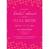 Print Pattern Standard Bridal Shower Invitation