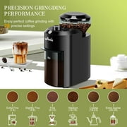 Wancle Electric Burr Coffee Grinder - Adjustable with 28 Precise Grind Settings for 12 Cups - Professional Coffee Bean Grinder