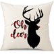 thumbnail image 3 of Juego de 4 Fundas de Almohada JAMW Navideñas 18 x 18 Decorativas, 3 of 5