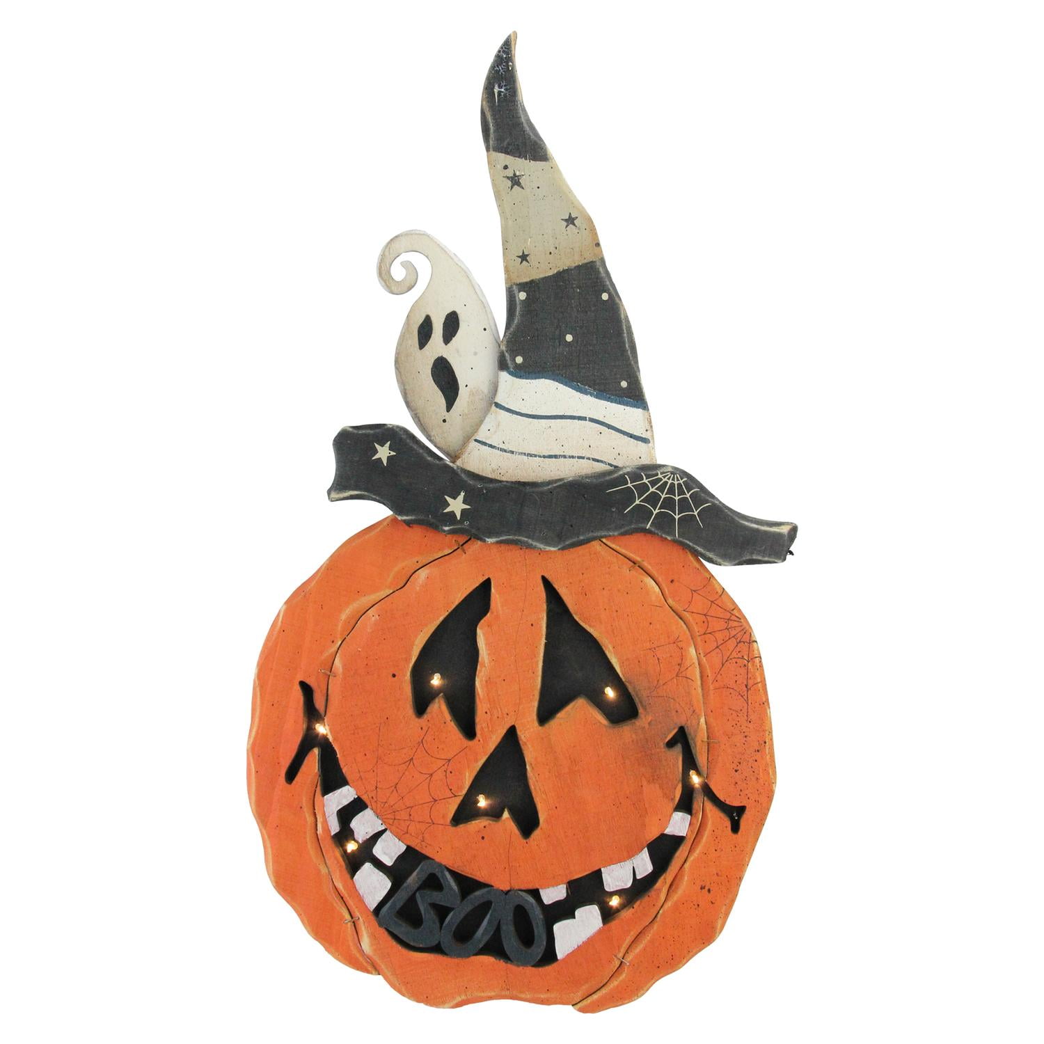 Battery Operated LED Pumpkin Halloween Decoration ...
