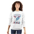 thumbnail image 3 of Hefty Smurf American Muscle USA Unisex Plus Size Sweatshirt Brisco Brands 3X, 3 of 5