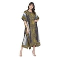 thumbnail image 2 of Caftans Longs pour Femmes, Robe Caftan Grande Taille, Robe de Soirée, Fête, Été, Plage, Robe d'Été, Manches Kimono, Robes Décontractées, 2 of 6