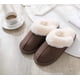 thumbnail image 5 of Pantuflas de mujer con espuma viscoelástica, suaves y sin cordones, forradas de gamuza y suela antideslizante, para interior y exterior., 5 of 5