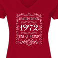 thumbnail image 4 of Inktastic Limited Edition 1972 One of a Kind Women's V-Neck T-Shirt, 4 of 5