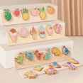 thumbnail image 4 of 3D Three-dimensional Wooden Montessori Puzzle Toys For Early Childhood Education, Children's Puzzle, Animal Traffic Cognition Matching Blocks, 4 of 5