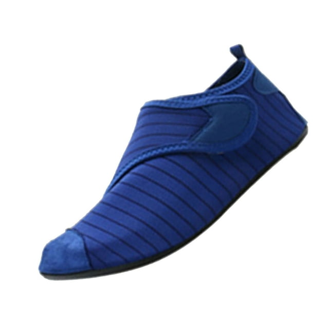 WLOELOEW Water Activity Shoes For Women And Men In Blue Made Of Nylon And Spandex Size 5.5 Us Foot Length 9.06 Inches Soft Sole Anti Slip Design