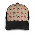 thumbnail image 3 of Yiaed German Shepherd Dog Print Baseball Cap Dad Hat Polo Style Plain Blank Adjustable Size, 3 of 5
