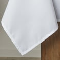 thumbnail image 2 of Violet Linen Luxury Hotel Solid Pattern, Heavy Duty, Washable, Polyester, White , 60 Inch by 138 Inch, Seats 12 to 14 people, Rectangular Tablecloths, 2 of 4