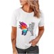 thumbnail image 4 of ICHUANYI Clearance Women Crewneck Print T-Shirts Print Tees Short Sleeve T-Shirt Blouse Tops(Red, M) ICHUANYI WER2023080813159, 4 of 6