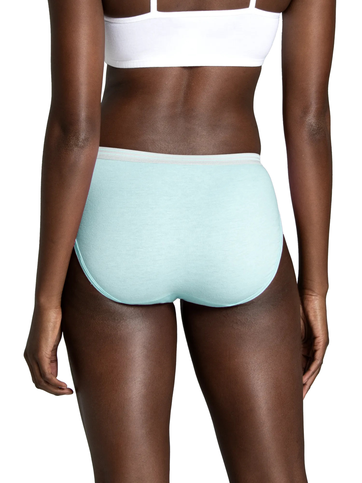 Fruit of the Loom Women's Cotton Hi-Cut Brief, 10-Pack photo 3