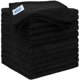 thumbnail image 1 of HOMEXCEL Black Microfiber Cleaning Cloths 12 Pack, 12.5 x 12.5 inch Microfiber Towel for Cars, Ultra Absorbent Car Washing Cloth, Lint Free Streak Free Cleaning Rags for Car, Kitchen, and Window, 1 of 7