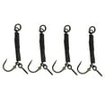 thumbnail image 2 of S SERENABLE 4 Pcs Carp Fishing Hook Ronnie Rigs Up Assist Hook for Trolling Chunking - 08 barbless, 2 of 8