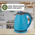 thumbnail image 5 of Elegant Electric Kettle by Oliveware | 1.8 litre | 360 degree Rotation | Heat Protection Handle | Automatic Power off - (Pink, 1800 ml), 5 of 5