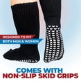thumbnail image 5 of 3 Pairs Extra Wide Diabetic Socks ,Swollen Feet Socks Cotton Diabetic Socks Crew for Men and Women, 5 of 8