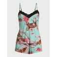 thumbnail image 5 of Sofia Intimates Women's and Plus Modal Cami and Shorts Pajama Set, 2-Piece, Sizes XS-3X, 5 of 7