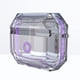 thumbnail image 2 of EeaseMX Protector de auriculares inalámbricos de TPU transparente, funda protectora completa, compatible con AirPods Pro 3 (morado), 2 of 7