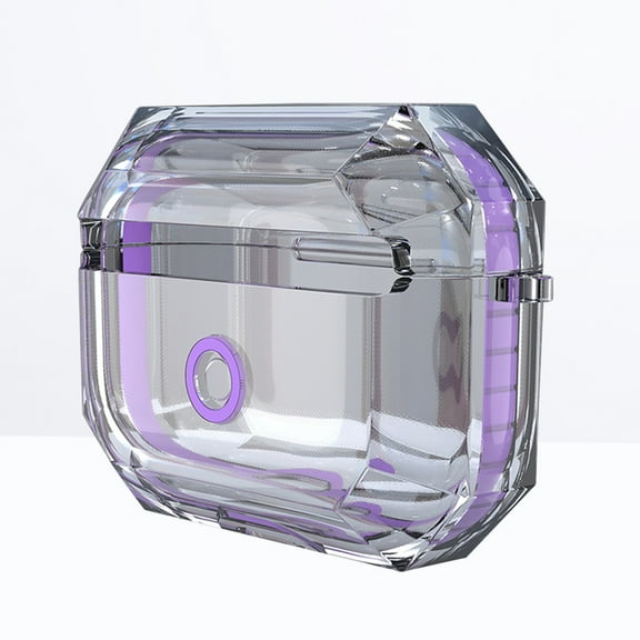 GETAJGHSD Clear TPU Protective Case for Headphones Charging Without Removal 1Set