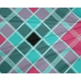thumbnail image 4 of oneOone Tissu Polyester Lycra Tartan à Carreaux Imprimé 1 Yard 56 Pouces de Large, 4 of 4
