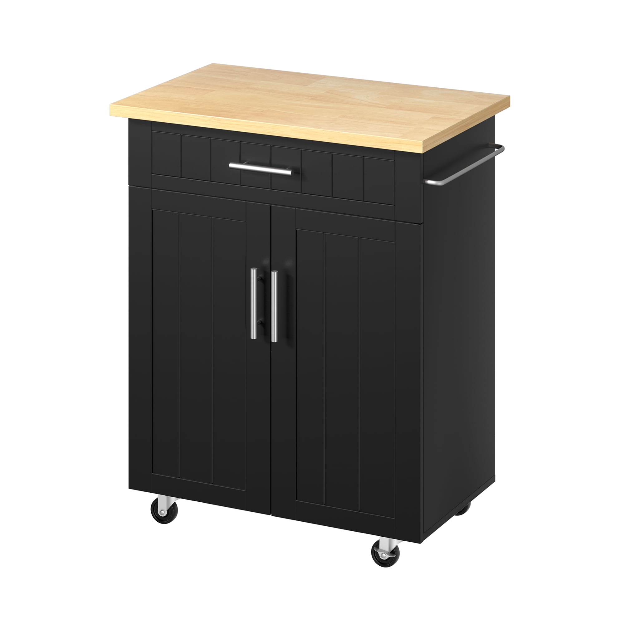 Walsunny Kitchen Island Table Stand with Storage on Wheels Walsunny Kitchen Island Table Stand with Storage on Wheels