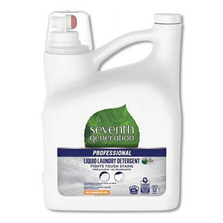 Liquid Laundry Detergent, Free And Clear Scent, 1 Gal Bottle