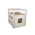 thumbnail image 1 of Couvercle de bac à litière New Age Pet Habitat N Home Jumbo Litter Loo, blanc, 1 of 4