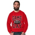 thumbnail image 4 of Football Tailgate Fan Game Day Men's Crewneck Sweatshirt Brisco Brands S, 4 of 6