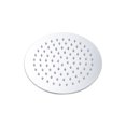 thumbnail image 1 of Cabezal de ducha de acero inoxidable, a prueba de fugas, ultrafino, de alta presión, para baño, cabezal de ducha de techo, reemplazo de rociador de baño para el hogar, redondo de 8 pulgadas Inevent HA010783-01B, 1 of 6