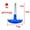Blue, variant on T-Handle Hex Key Wrench Set 6-Corner Screwdriver for Precision Fastening