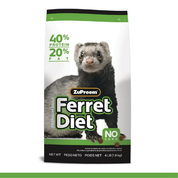Zupreem® Premium Diet Food | Daily Food For Ferrets | Corn Free | 4lbs -  
