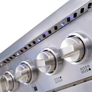 Thor Kitchen 48 Inch 6 Burner Gas Range Double Oven, Stainless Steel