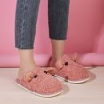 thumbnail image 5 of Vedolay Women Slippers Soft Plush Lightweight House Slippers Cozy Trendy Slip-On Slipper Pink,41, 5 of 5