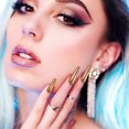 thumbnail image 4 of Nail Length Instagram Style Wear Nail Spice Long Ladder Wear Nail patch Nail nail, 4 of 7