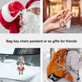 thumbnail image 2 of Raindrops Rosy Santa Claus Keychain with Highquality Alloy Material and Rhinestone Decoration for Keys 1 Pc, 2 of 8