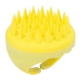 thumbnail image 5 of Cepillo de champú profesional ergonómico exfoliante silicona cuero cabelludo masajeador depurador para hombres mujeres amarillo, 5 of 5