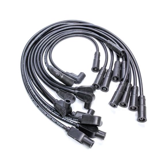 Taylor & Vertex TAY74025 8 mm Spiro-Pro Custom Plug Wire Set, Black